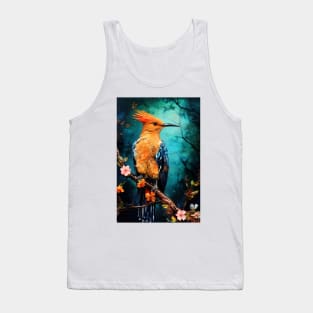 Hoopoe bird painting colors art #Hoopoe Tank Top